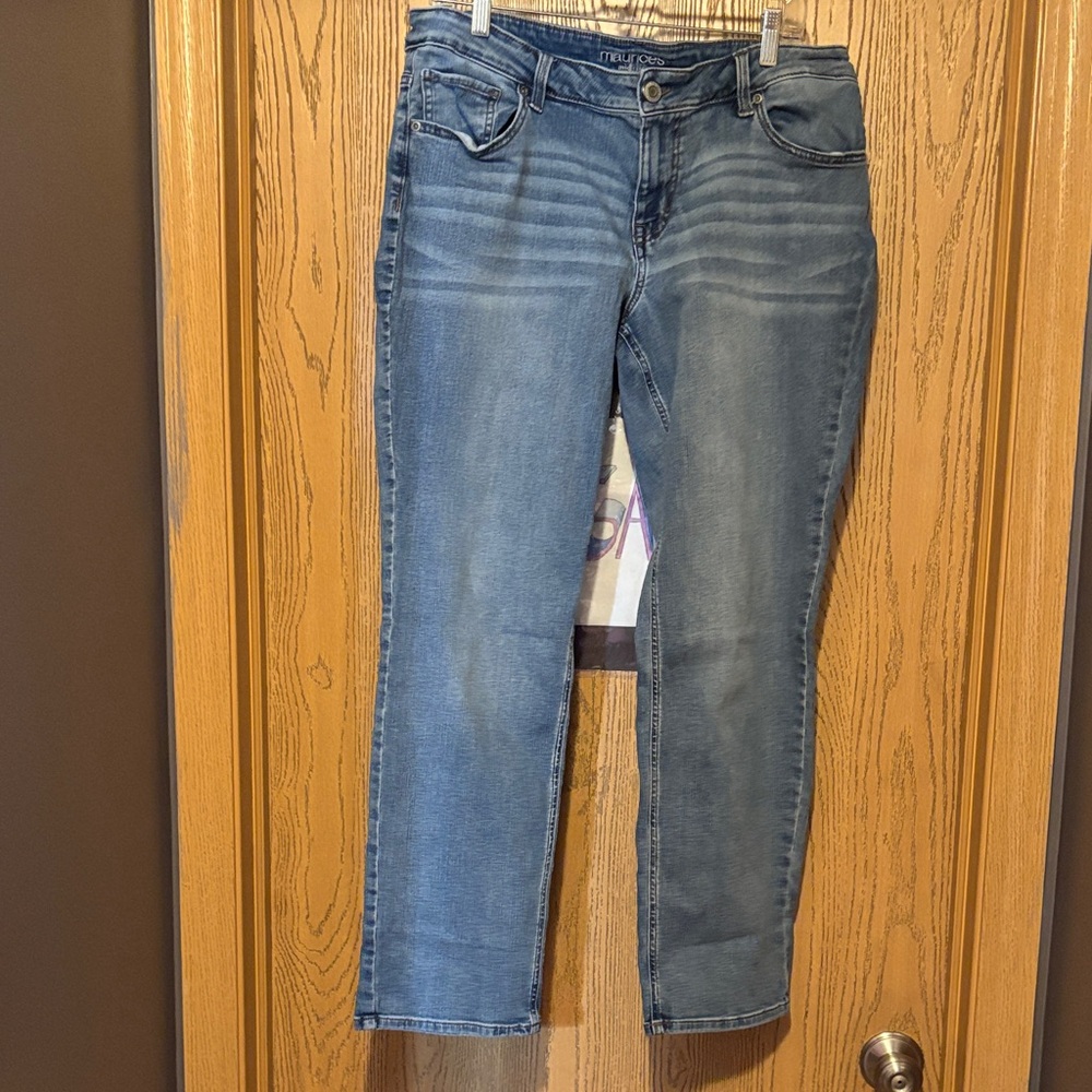 Maurices Mid-Wash Ankle Jeans